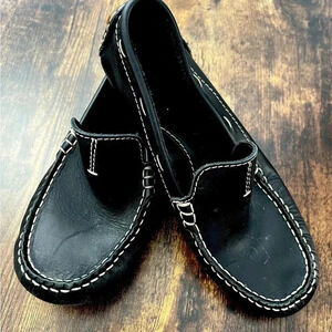 Jacadi Paris | boys leather loafer shoes. Size: 34 European, 2.5 U.S.